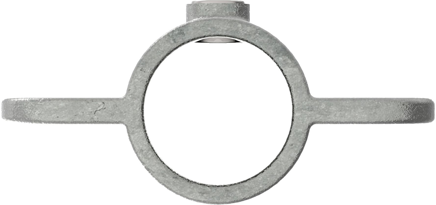 Rohrverbinder Gelenkauge doppelt Ø 33-7 mm -1- - Temperguss verzinkt - 167MB34-167MB34