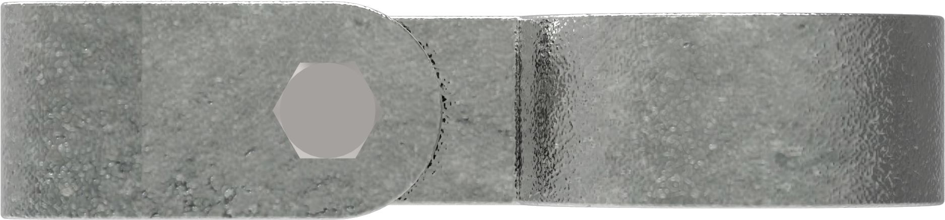 Rohrverbinder Gitterhalter einfach Ø 26-9 mm -3-4- - Temperguss verzinkt - 170A27-170A27