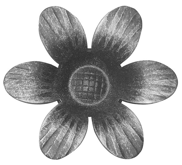 Rosette - Zierteil -  Ø 90x2 mm - Stahl -Roh- S235JR-30-2624.8