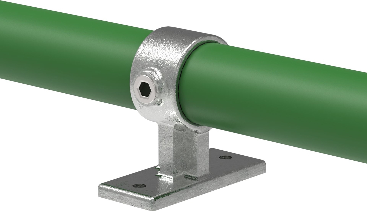 Rohrverbinder Handlaufhalterung Befestigungsschraube 90° Ø 26-9 mm -3-4- - Temperguss verzinkt - 143WA27-143WA27