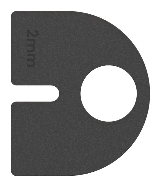 1 Paar Gummis zu Glasklemme 50x40x26 mm AbZ fuer 2 mm Blech-10-2102.0ABZ