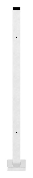 Edelstahlpfosten V2A 40 x 40 x 2-0 mm H- 880 mm zur Bodenmontage-88-1140561.240