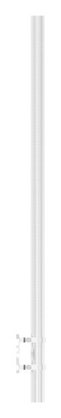 Gelaenderpfosten seitliche Montage fuer 4 Querstabhalter M6 Laenge- 1190 mm V2A-14-0020.4