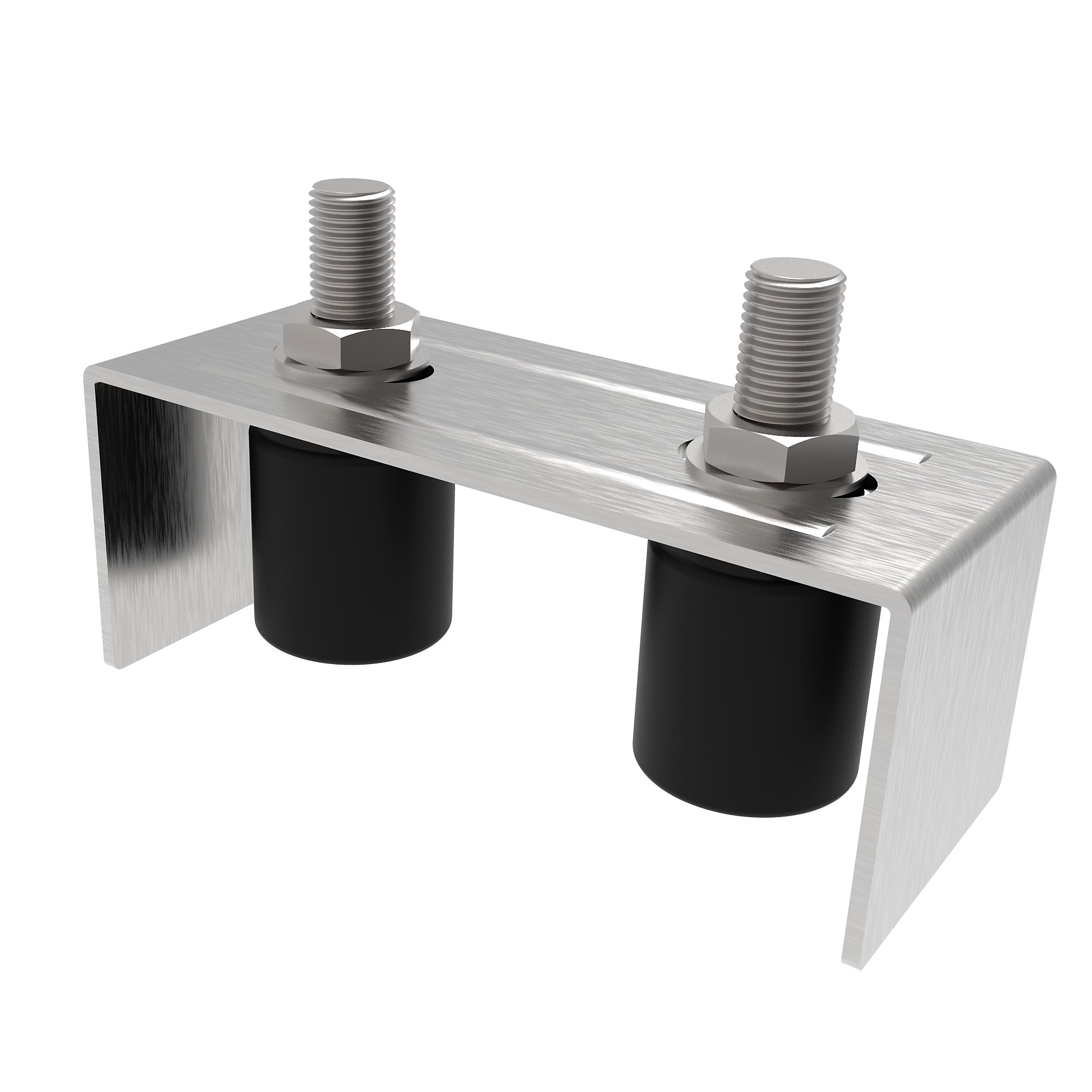 Fhrungsbgel mit 2 Rollen Stahl verzinkt 165 x 68 mm Rolle  40-5 mm M16-89-11H122-A.4