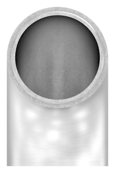 Endstueck 90° flach- fuer Rundrohr Ø 48-3x2-0 mm V2A-11-3694.4