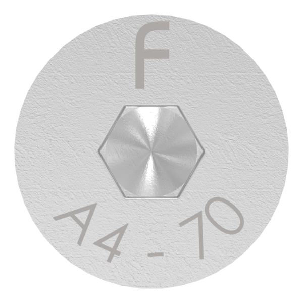 Senkkopfschraube V4A M6x16 Innensechskant ISO 10642 Precote 85-88-1158315-V4A-16.B