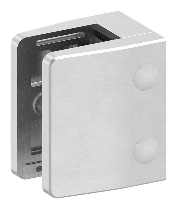 Glasklemme 60x70x45 mm AbZ fuer Anschluss flach V4A-10-3300ABZ.1