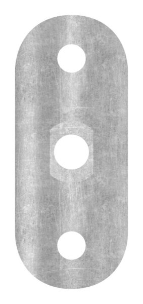 Handlaufanschlussplatte Stahl 64 x 24 x 4 mm fuer Rohr Ø 42-4 - 48-3 mm-30-1405.8