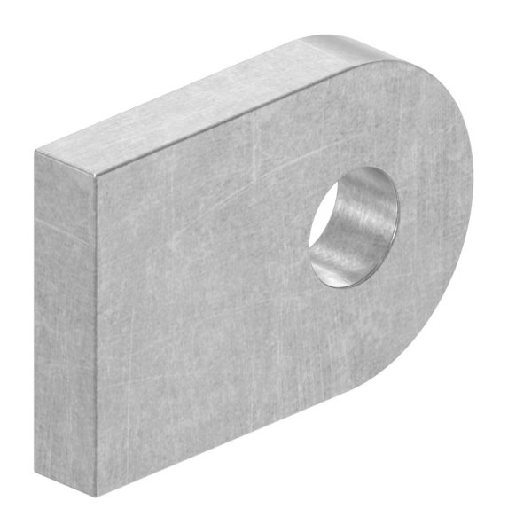 Anschweisslasche Stahl 30x20x5 mm Rundloch 7 mm-30-3555.8
