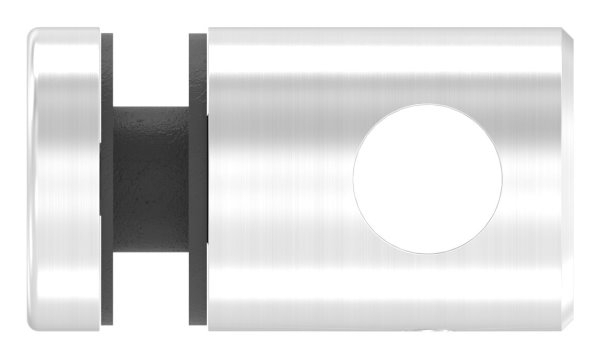 Querstab-Glaspunkthalter Ø 25 fuer Rundstaebe Ø 12 mm V2A-11-1651.4
