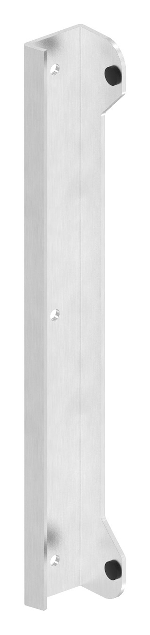 Anschlagsblech Edelstahl V2A 37-5 x 41-5 x 328 mm mit Gummipuffer-88-1159117.240