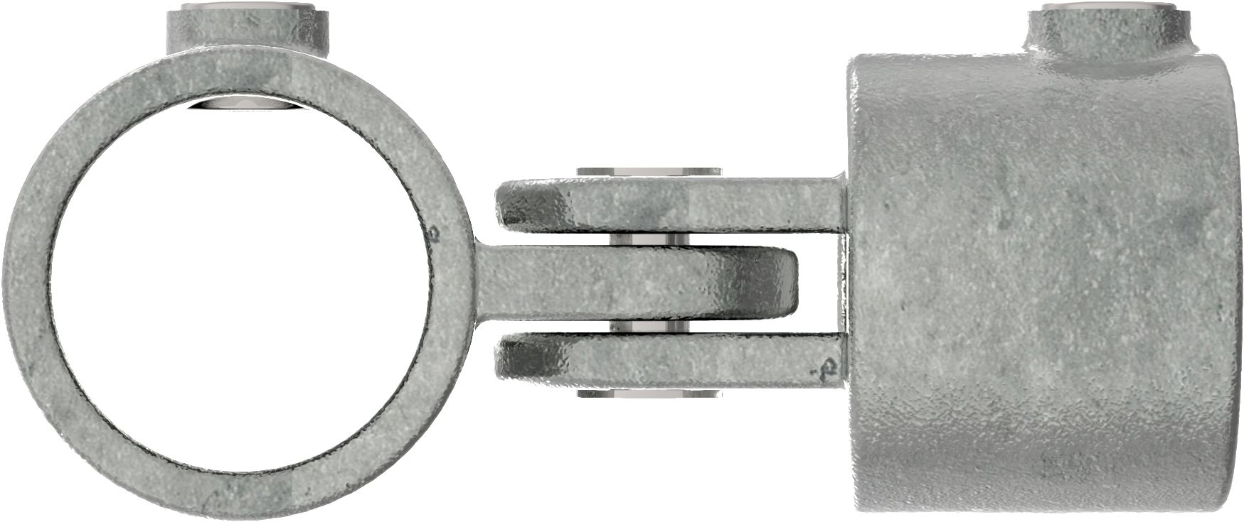 Rohrverbinder Gelenkstueck einfach Ø 26-9 mm -3-4- - Temperguss verzinkt - 173A27-173A27