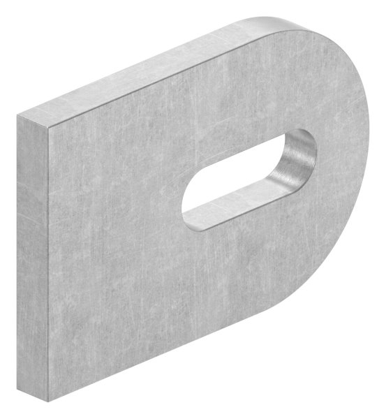 Anschweisslasche Stahl 60 x 40 x 6 mm Langloch 9 x 25 mm-88-1154111-ST.L