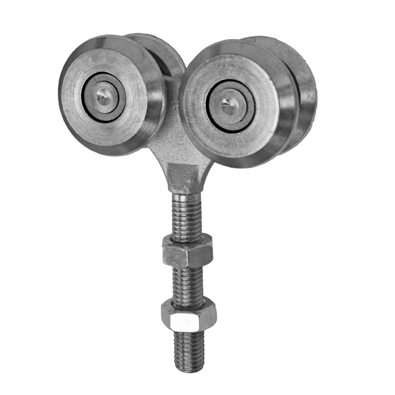 Rollenapparat 4 Rollen Stahl verzinkt fuer Profil 57x67 mm M20 Tragkraft 700 kg-89-11H0857X67-A.4