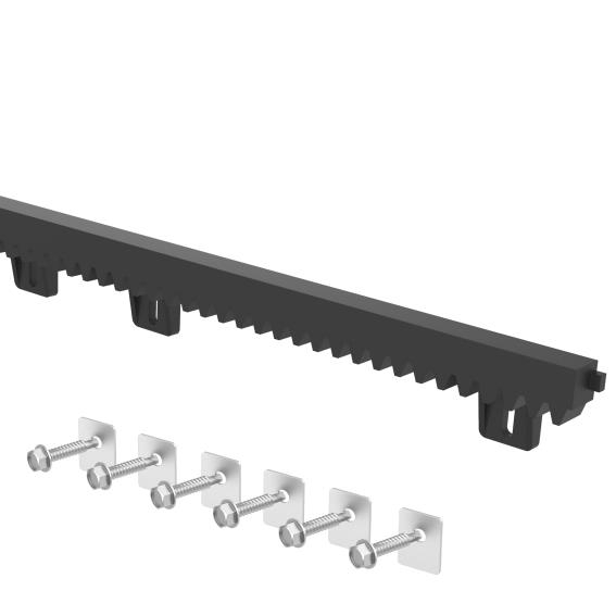 Zahnstange Stahlkern PVC-beschichtet 27x20mm L=1000mm Modul 4-89-11H01PVC-A.4
