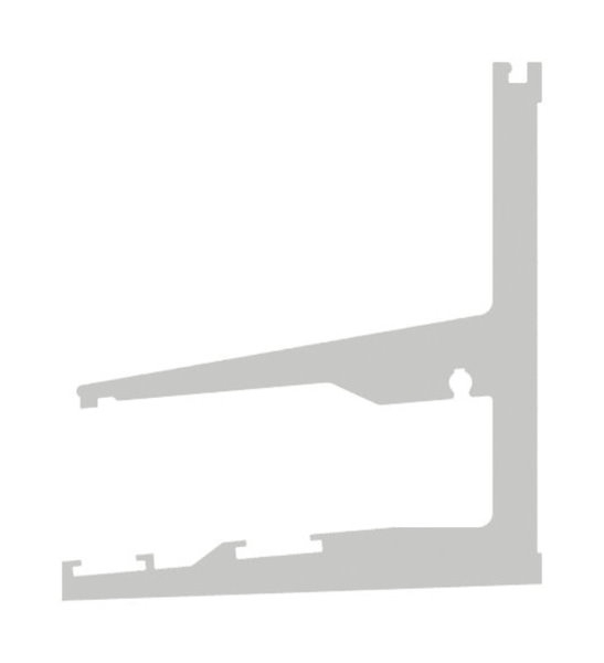 Vordachprofil eleganza canopy Aluminium L = 1805 mm eloxiert E4-EV1-88-11VDE-1800.ALU
