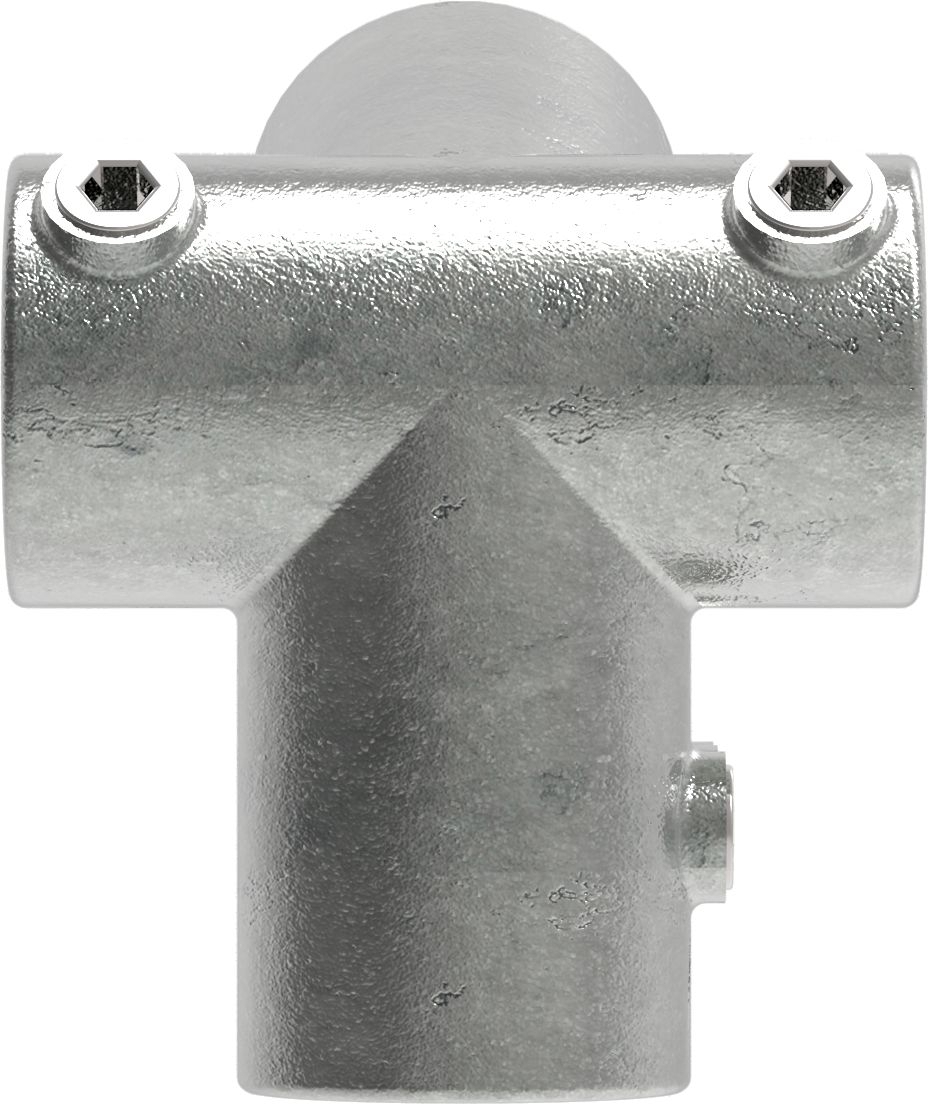 Rohrverbinder Traufenstueck 27-5° Ø 48-3 mm -1 1-2- - Temperguss verzinkt - 185D48-185D48