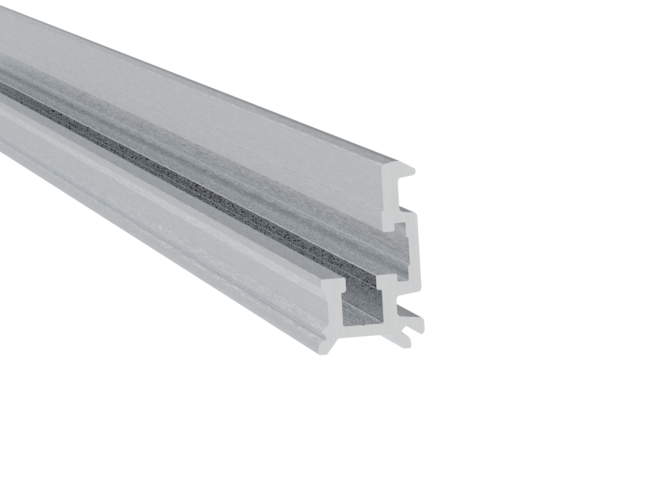 Klemmprofil Aluminium 46x32 mm L=3000 mm fuer Glas 8-12 mm eloxiert-89-11GSZP002-A.4