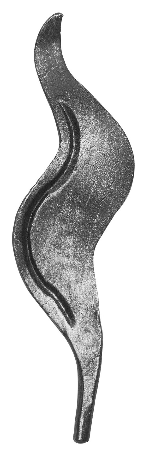 Zaunspitze - Hoehe- 230 mm - Material- Ø 12 mm - Stahl S235JR- roh-30-2518.8