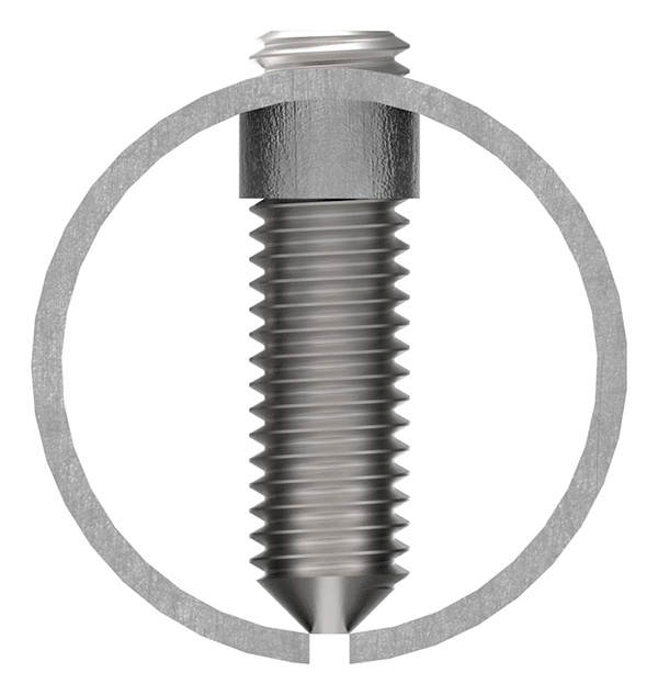 Rohrverbinder V2A fuer Rohr Ø 33-7 x 2-0 mm- L 65 mm- mit Klemmschrauben-11-3380.4