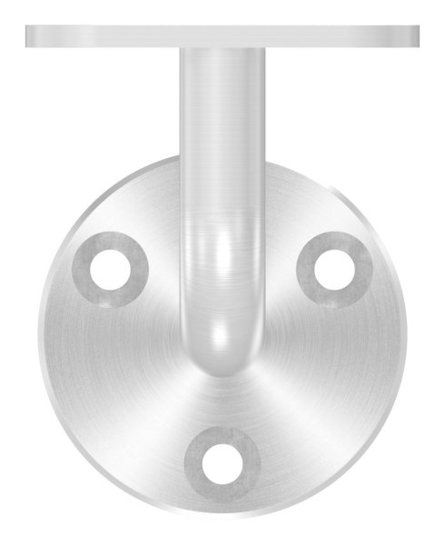 Handlaufhalter V2A Ronde 60x5 mm Buegel Ø 14 mm Wandabstand 75 mm ohne Kabel-88-1150226-240.00
