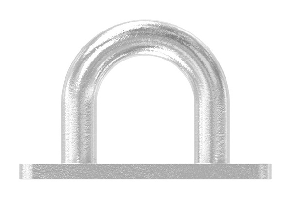 Befestigungsoese - Ø Oese- 5 mm - Platte- 35x30 mm - V4A-11-2935.1