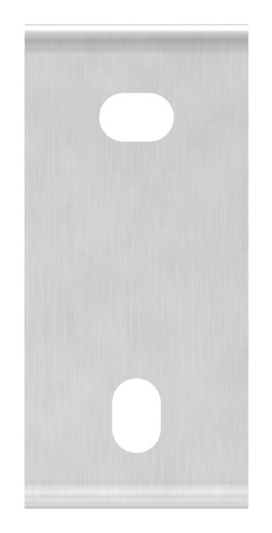 Wandbefestigung fuer Gelaenderpfosten Edelstahl V2A 40x40 mm- Platte 130x60x6 mm- zum Anschweissen-88-1150144-240.Q