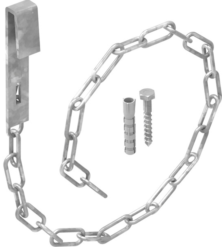 Sicherheitsketten fr Gitterroste fr MW 30-30 30-10 34-38 mm aus Stahl- feuerverzinkt- 1 Paar-26-S-KETTE-M.7