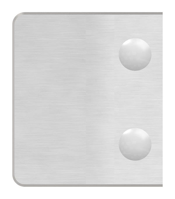 Glasklemme 60x70x45 mm AbZ fuer Anschluss flach V4A-10-3300ABZ.1