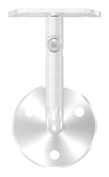 Handlaufhalter V2A Rohr 42-4 mm Ronde 58x4 mm mit Gelenk verschraubt-11-2032.4