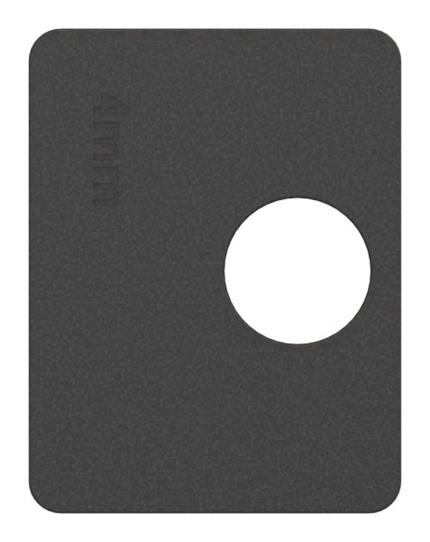 Gummieinlage Gummi fuer Glas 4-0 mm fuer Glasklemme Modell 26-88-112604.GU