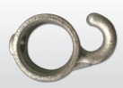 Rohrverbinder Stellring mit Haken Ø 26-9 mm -3-4- - Temperguss verzinkt - 182TA27-182TA27