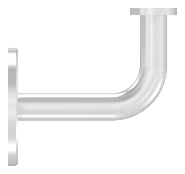 Handlaufhalter V2A Ronde 60x5 mm Buegel Ø 14 mm Wandabstand 75 mm ohne Kabel-88-1150226-240.00