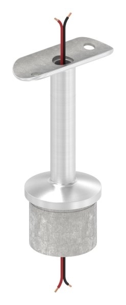 Handlaufstuetze V4A fuer Rohr Ø 42-4x2-5 mm Stift Ø 14 mm fuer LED Handlauf-88-1160421-V4A-25.LED