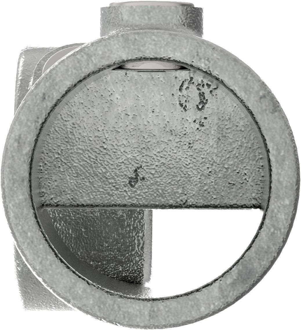 Rohrverbinder Winkelgelenk verstellbar Ø 48-3 mm -1 1-2- - Temperguss verzinkt - 148D48-148D48