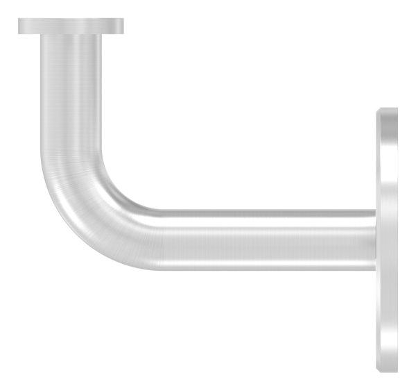 Handlaufhalter V2A Ronde 60x5 mm Buegel Ø 14 mm Wandabstand 75 mm ohne Kabel-88-1150226-240.00