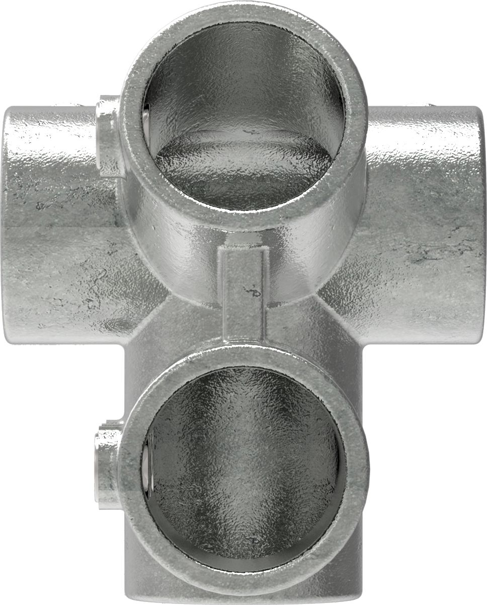 Rohrverbinder Traufenstueck 27-5° Ø 42-4 mm -1 1-4- - Temperguss verzinkt - 185C42-185C42