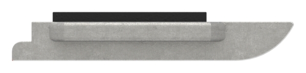 Sicherungsplatte fuer Mod- 45 fuer verstellbare Glasklemme - V2A-88-1145-BODEN-V2A.VG