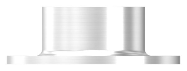 Wand- und Bodenanker Edelstahl V2A fuer Rohr Ø 60-3 mm Ronde Ø 115 mm geschliffen Korn 240-88-1154149.240