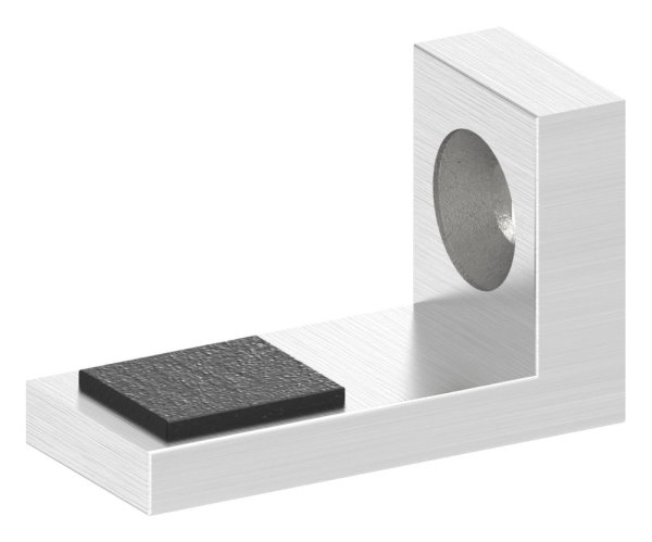 Halteboden mit geradem Anschluss- V2A - Edelstahl V2A-88-1160501-240.00