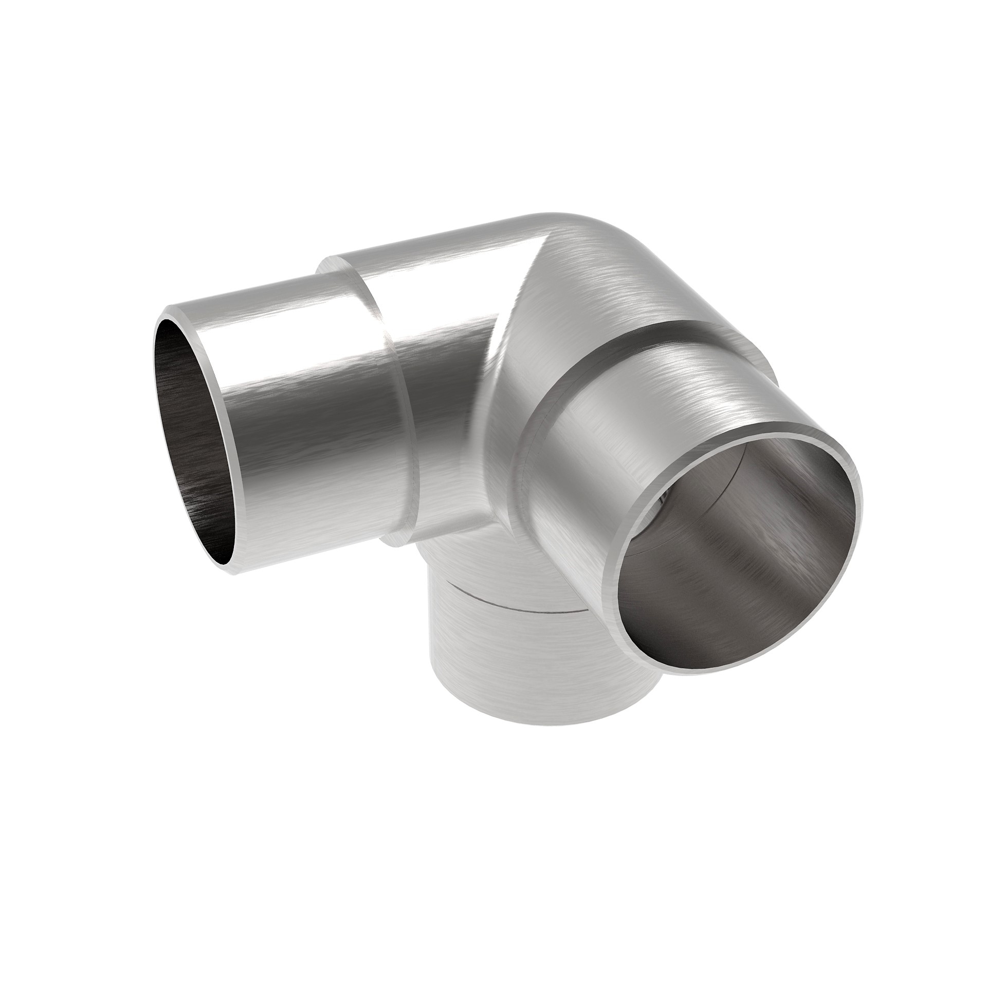 T-Stueck Edelstahl AISI 304 D42-4x2 Schliff fuer Gelaender-89-11A0304242-A.4