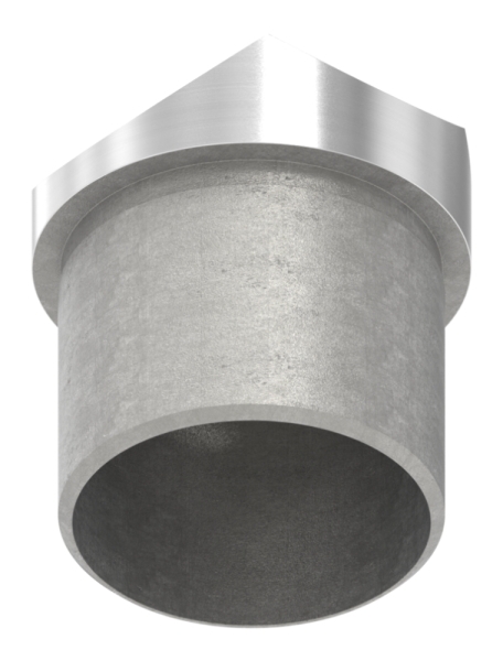 Rohrsattel zum Kleben fuer Rundrohr Ø 42-4x2-6 mm V2A-11-3323.4