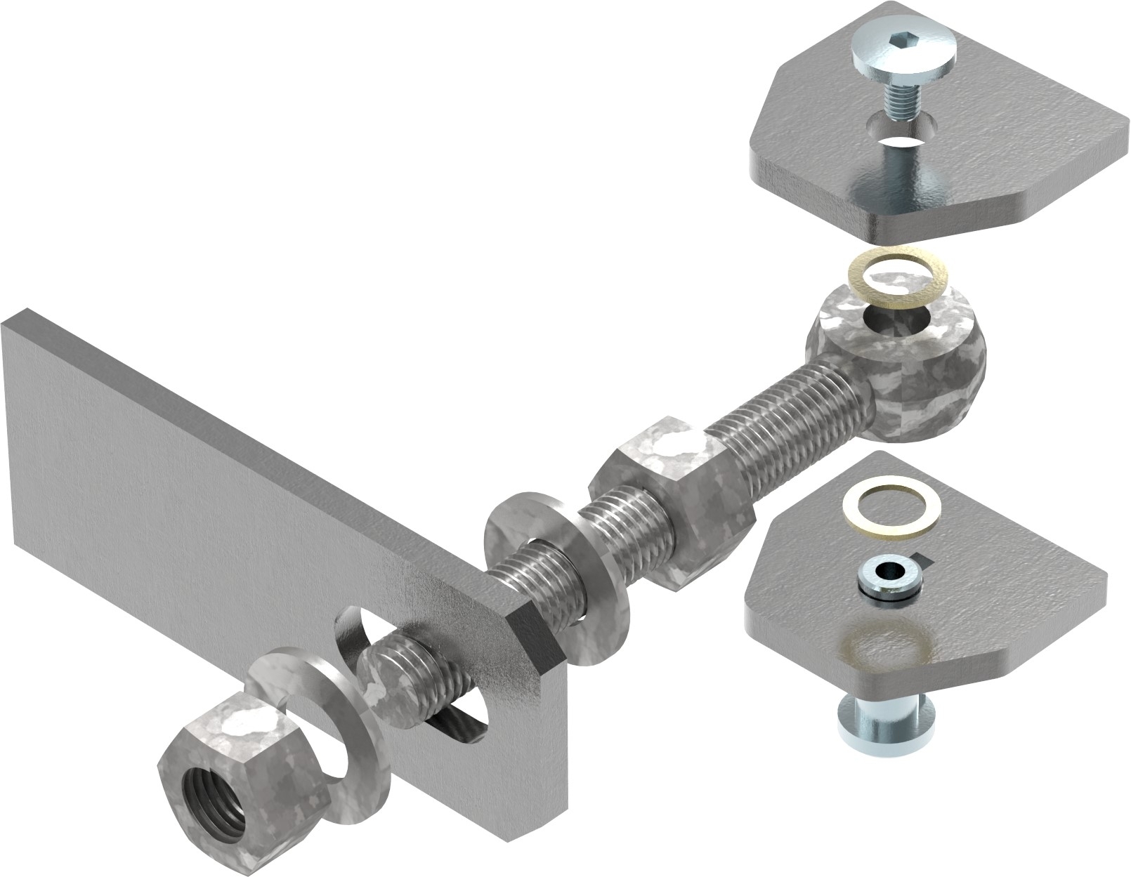 Torband M20 verstellbar Langlochlasche Stahl -roh- S235JR-30-3510.8