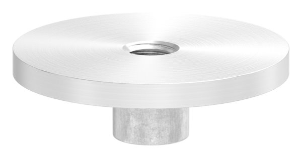Platte flach mit M8 fuer Rohr Ø 42-4 mm V2A-11-5266.4