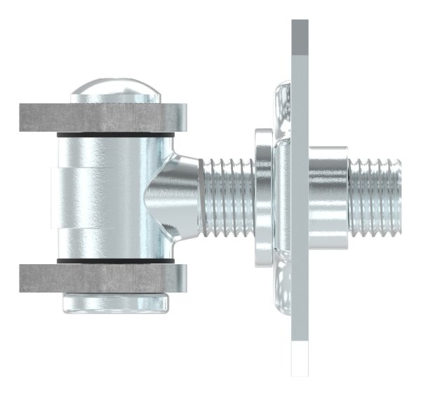 Torband M22 verstellbar mit Befestigungsplatte Stahl -Roh- S235JR-30-3538.7