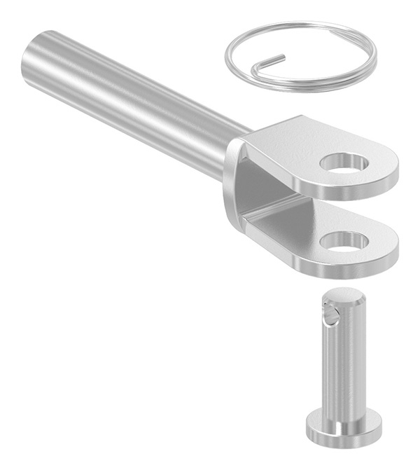 Gabelterminal mit Innengewinde rechts M6 V4A-11-2901.1