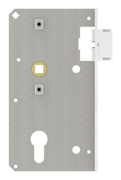 Einsteckschloss Stahl verzinkt Edelstahl Dornmass 44 mm ohne Schlosskasten-88-1159104.S