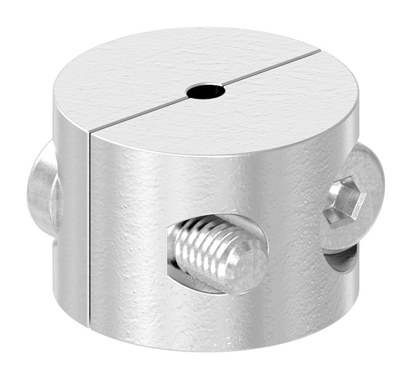 Rundklemme Edelstahl V4A fuer Seil Ø 2 mm 2-teilig-88.11100072002