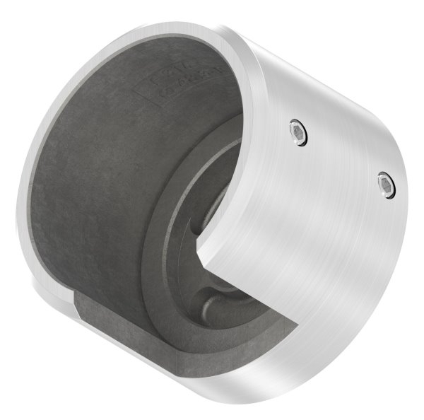 Wandbefestigung Edelstahl V4A fuer Rohr Ø 48-3 mm rechts-88-1160396-V4A.R