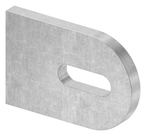 Anschweisslasche 60 x 40 x 6mm mit Langloch 9x25mm-88-1154111-ST.L